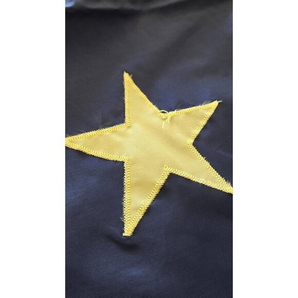 Vintage Australia Flag 48x70" Stitched Cotton Nylon Blend Appliqué Stars Brass G - Picture 8 of 12